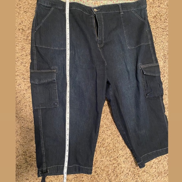 Northcrest Women’s Plus Denim Shorts 24W NWOT - Picture 7 of 9